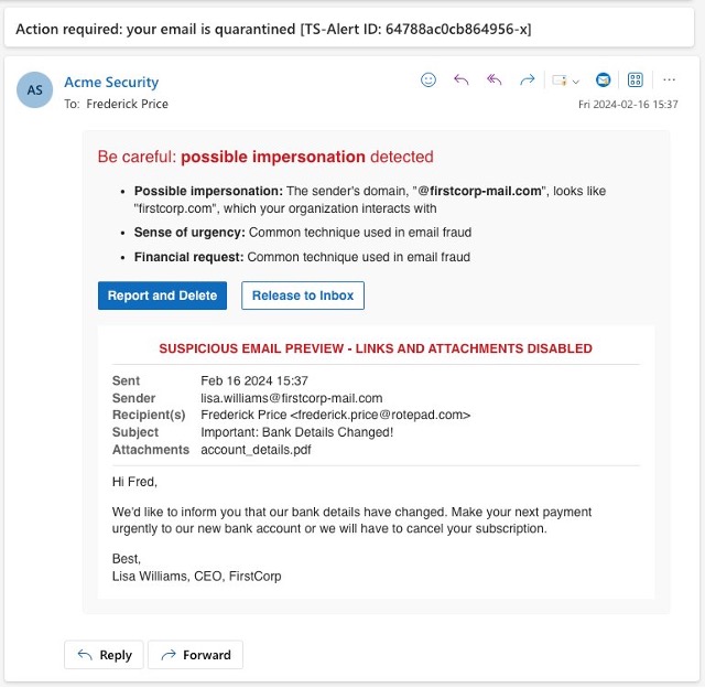 Misclassified Emails Malicious, Suspicious, or Safe? Proofpoint US